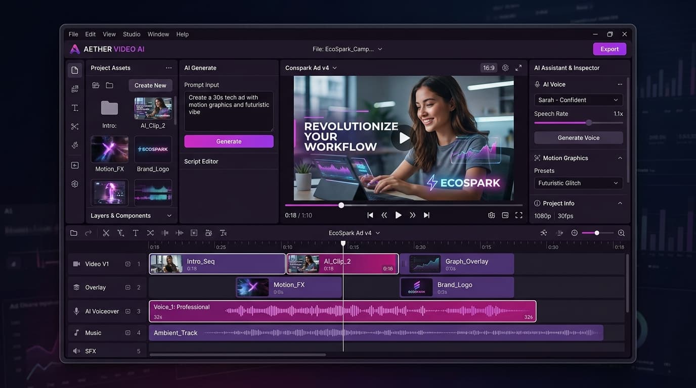 CineCraft AI Video Engine preview